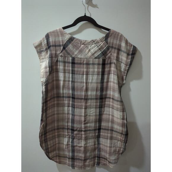 Akemi + Kin Anthropologie Plaid Tunic Top - Picture 6 of 7